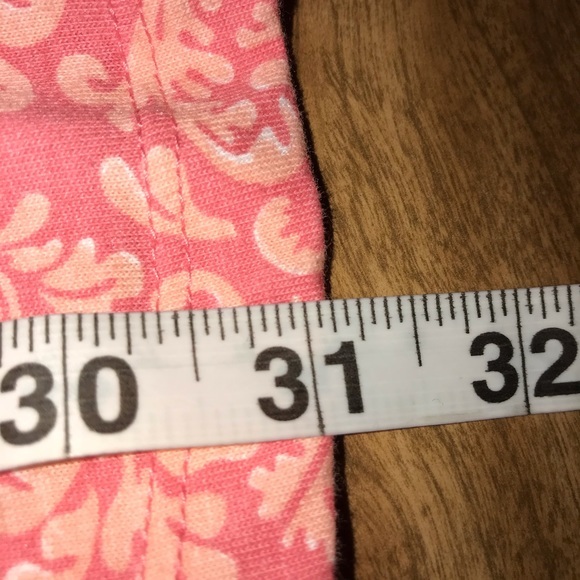 Peach Floral Print Pintucked Tunic Top, Size 2X - Picture 7 of 10